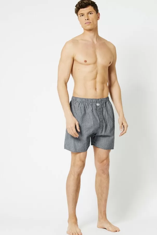 Sous Vetements & Lounge<America Today Boxershort Thomas Blue/navy | Stripe | Navy/white | White/red