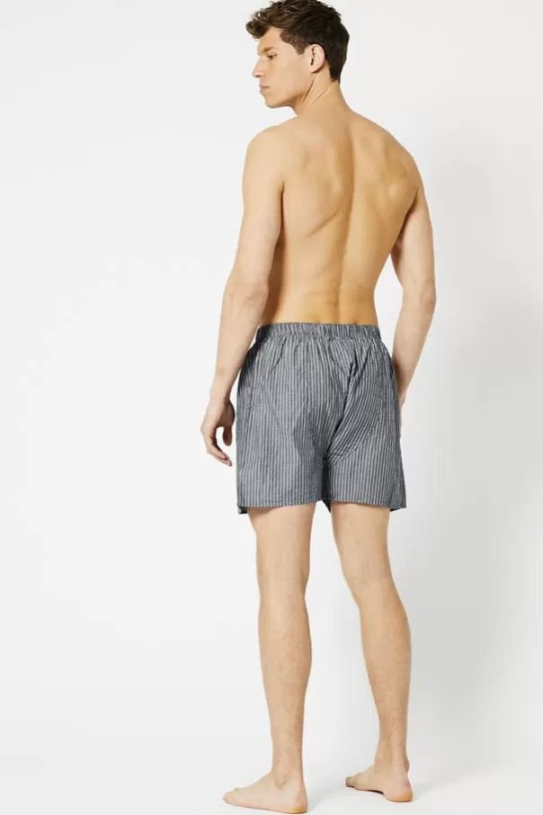 Sous Vetements & Lounge<America Today Boxershort Thomas Blue/navy | Stripe | Navy/white | White/red