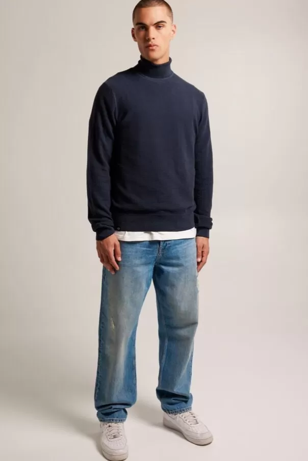 Pulls & Gilets<America Today Pull col roule Kendrick Darkblue