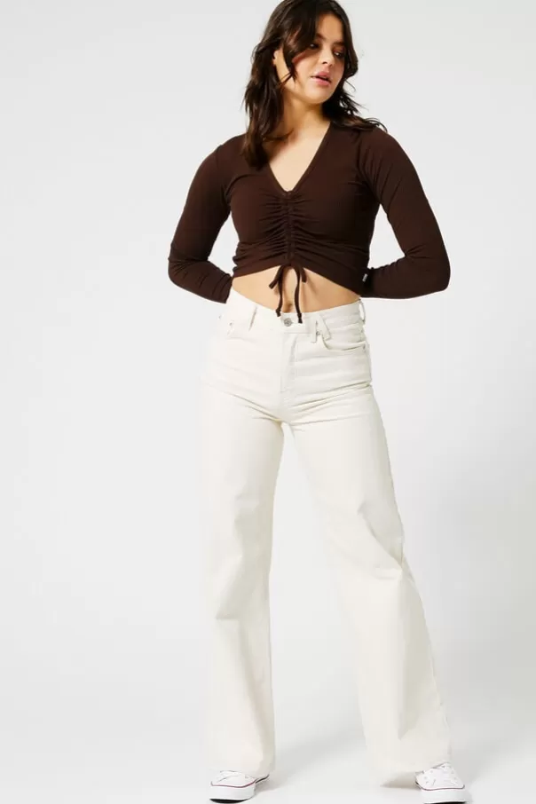 T-shirts & Tops<America Today T-shirt a manches longues Leigh Darkbrown